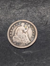 1853-O w/ Arrows Seated Liberty Half Dime