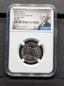 2023-D Bessie Coleman Quarter - NGC MS68 *Early Release*