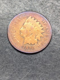 **GOOD/VG** 1870 Indian Head Cent