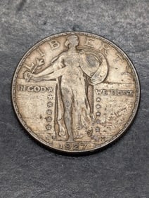 1927-D Standing Liberty Quarter - Great Detail