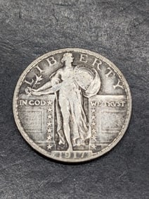 1917-P Type 2 Standing Liberty Quarter **FINE**