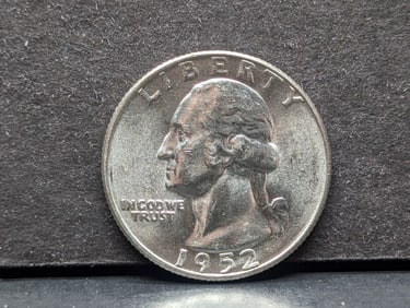 **GEM BU** 1952-D Washington Silver Quarter