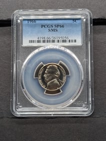 1966 SMS Jefferson Nickel - PCGS SP66