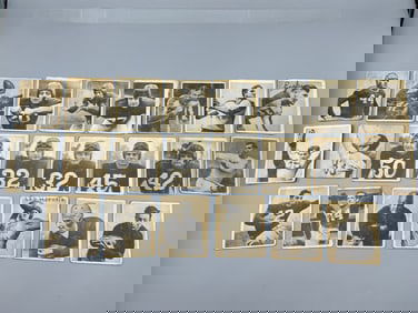 Lot of (22) 1948 Bowman Football Cards - Lower grade condition