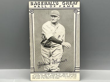 1948 Baseball's Hall of Fame Greats Exhibits Honus Wagner