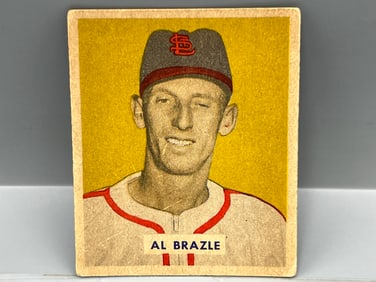 1949 Bowman Al Brazle Printed Name RC Variation SP #126