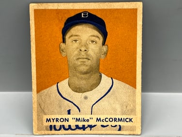 1949 Bowman Mike McCormick High Number RC #146