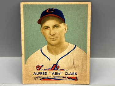 1949 Bowman Allie Clark High Number RC #150