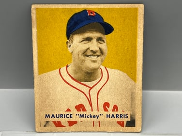 1949 Bowman Mickey Harris High Number RC #151