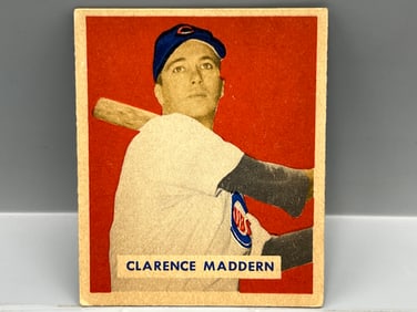 1949 Bowman Clarence Maddern High Number RC #152