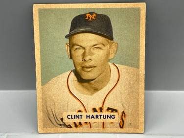 1949 Bowman Clint Hartung High Number #154