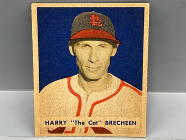 1949 Bowman Harry Brecheen High Number RC #158