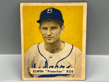 1949 Bowman Preacher Roe High Number RC #162