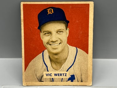 1949 Bowman Vic Wertz High Number RC #164