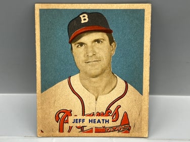 1949 Bowman Jeff Heath High Number RC #169