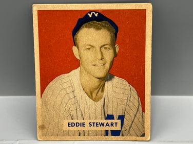 1949 Bowman Eddie Stewart High Number RC #173
