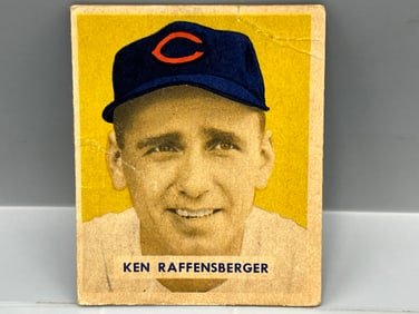 1949 Bowman Ken Raffensberger High Number RC #176