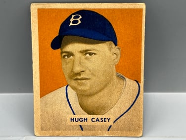 1949 Bowman Hugh Casey High Number #179