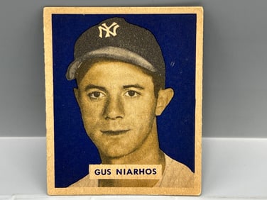 1949 Bowman Gus Niarhos High Number RC #181