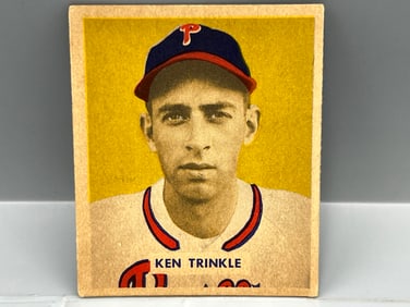 1949 Bowman Ken Trinkle High Number RC #193