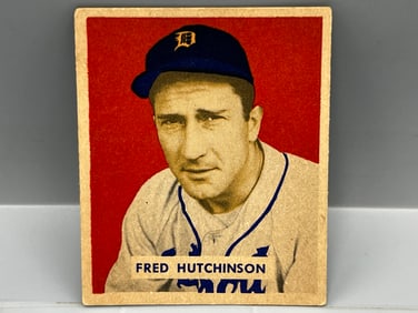1949 Bowman Fred Hutchinson High Number RC #196