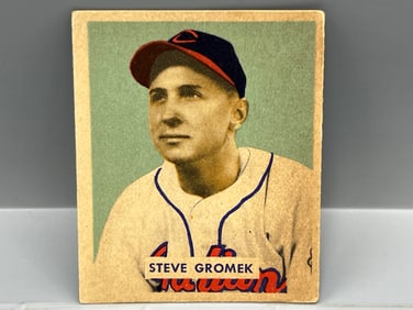 1949 Bowman Steve Gromek High Number RC #198