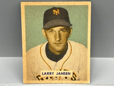 1949 Bowman Larry Jansen High Number #202