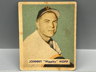 1949 Bowman Johnny Hopp High Number RC #207