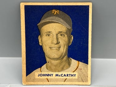 1949 Bowman Johnny McCarthy High Number #220