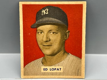 1949 Bowman Ed Lopat High Number RC #229