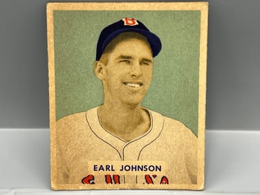 1949 Bowman Earl Johnson High Number RC #231