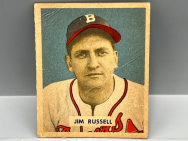 1949 Bowman Jim Russell High Number RC #235