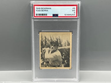 1948 Bowman Yogi Berra RC #6 PSA VG 3