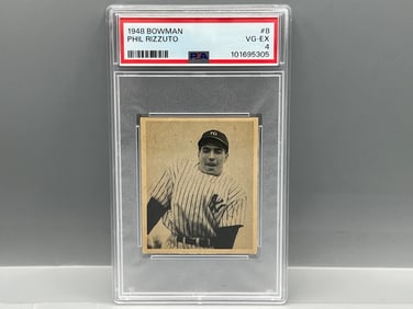 1948 Bowman Phil Rizzuto SP RC #8 PSA VG-EX 4