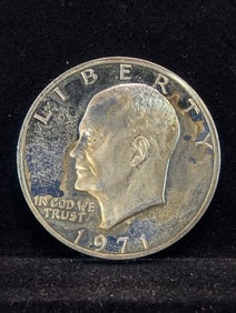 1971-S Eisenhower Dollar, 40% Silver.