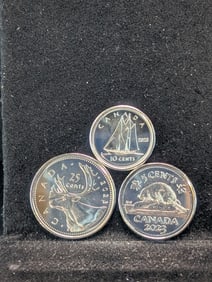 2023 3-coin Canada Queen Elizabeth Commemorative set