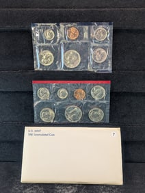 US Mint 1981 P&D UNC Coins