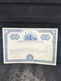 General Stores Corporation Stock Certificate