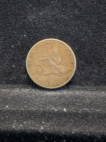 1857 Flying Eagle 1c