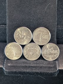 (5) 1999-P (1st Year) Washington State Quarters