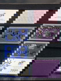 1993-S & 2000-S U.S. Mint Proof Sets