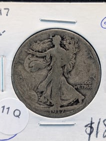 1917-S Walking Liberty Half Dollar