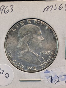 1963 Franklin Half Dollar