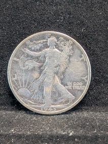 1943 Walking Liberty 50c. 90% Silver