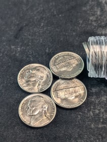 Roll of 1952-D GEM BU Jefferson Nickels