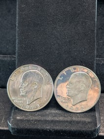 1972-S & 1973-S Eisenhower Dollars