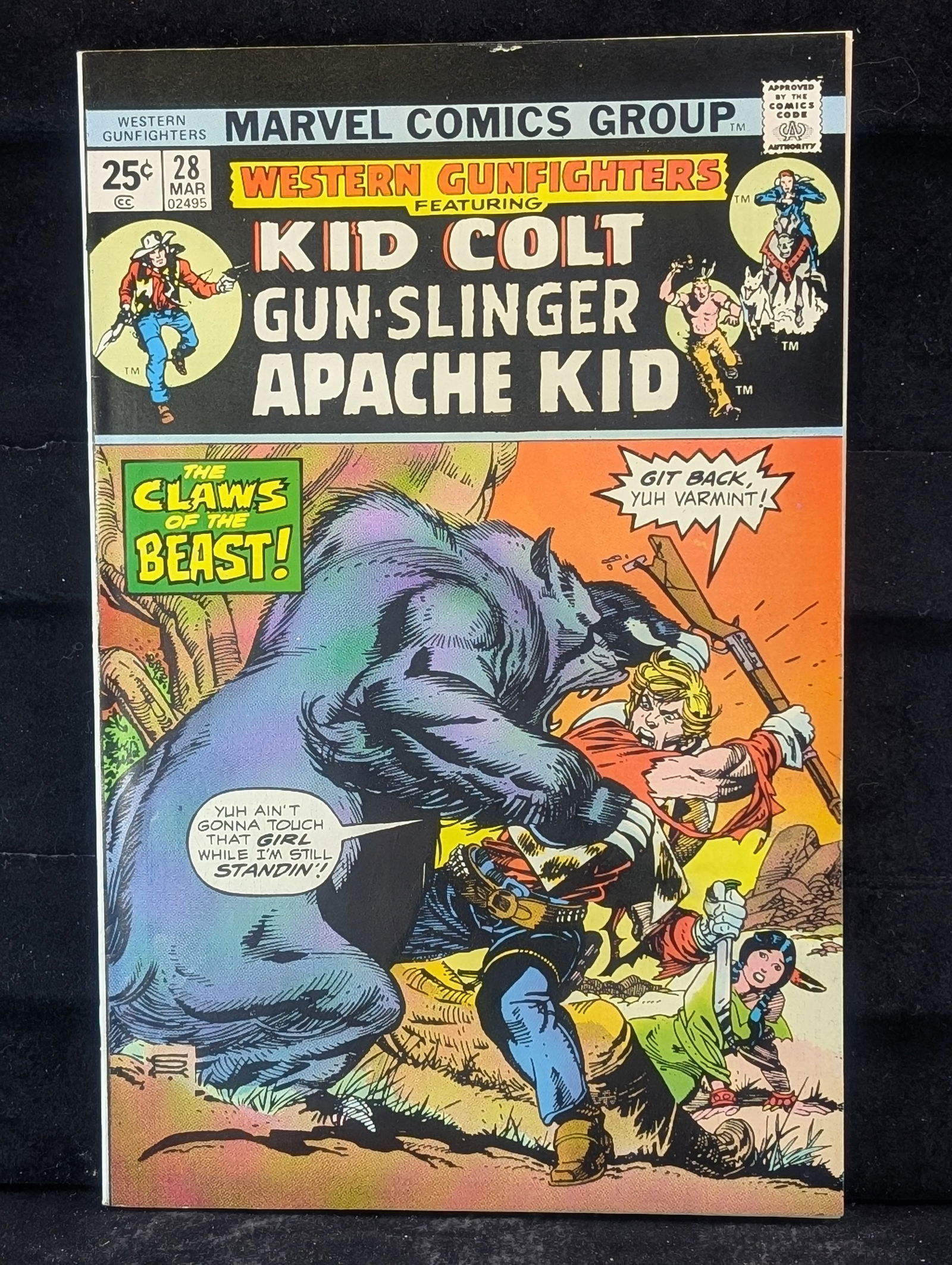 Marvel Kid Colt Gun Slinger # 28 Mar 1975: Marvel Kid Colt Gun Slinger # 28 Mar 1975