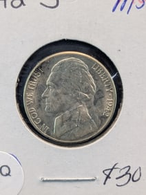 1942-S Jefferson Nickel
