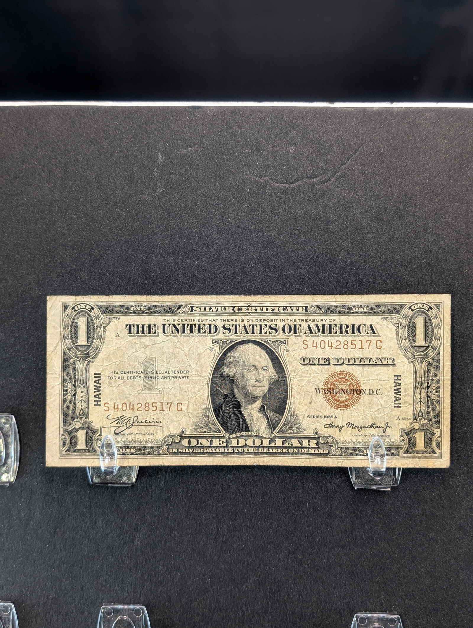 1935A Brown Seal Hawaii Silver Certificate. Tough (1 of 3)