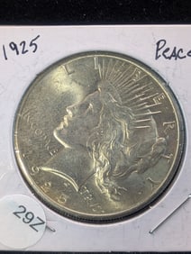 1925 "High Grade" Peace Dollar